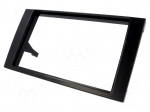Radio mounting frame | Audi | 2 DIN | black