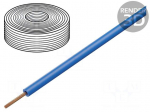 Wire | H07V2-K | stranded | Cu | 10mm2 | PVC | blue | 450V,750V | Class: 5