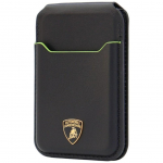 Other goods Audi  Lamborghini D1 Genuine Leather MagSafe Phone Wallet - Black and Green