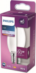 PHILIPS LED stikla 60W E14 Auksti balta 4000K B35 matēta spuldze 8718699762711 929002028315