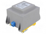 Transformer: encapsulated | 70VA | 230VAC | 12V | 5.83A | Mounting: DIN
