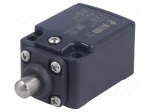 Limit switch | pin plunger &Oslash;10mm | NO + NC | 6A | 400VAC | PG11 | IP67