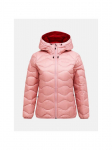 Kurtka damska puchowa PEAK PERFORMANCE W Helium Down Hood Jacket kolor rĂłĹĽowy - S