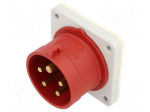 Connector: AC supply 3-phase | socket | male | 32A | 400VAC | IEC 60309