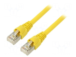 Patch cord | S/FTP | Cat 6a | RJ45 plug,both sides | stranded | Cu
