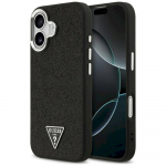 Case Guess Glitter Triangle Logo MagSafe for iPhone 17 / black