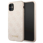 Guess GUHCN61G4GFPI Hardcase 4G Metal Gold Logo for iPhone 11 6,1" / pink