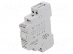 Relay: installation | bistable,impulse | NC + NO | Ucoil: 12VDC | 16A