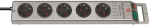 Brennenstuhl Super-Solid 5-Way Power Strip with Switch, Grey