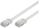 goobay Cat5e U/UTP flat white 7,00m