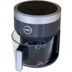 Unold hot air fryer glass 58695 (stainless steel (brushed)/black, 1,200 watts)