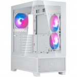 Silverstone Technology Lucid 05 (white, 270&deg; panoramic glass design)