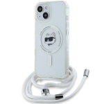 Karl Lagerfeld KLHMP13MHCCHNT IML Choupette Head & Cord Hardcase for iPhone 13/14/15 6.1" / transparent