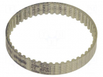 Timing belt | T2.5 | W: 6mm | H: 1.3mm | Lw: 120mm | Tooth height: 0.7mm