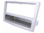 Radio mounting frame | Opel | 1 DIN | matt-chrom