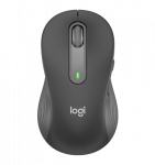 Logitech Signature M650 L Left Wireless Mouse, RF Wireless + Bluetooth, 4000 DPI, Graphite