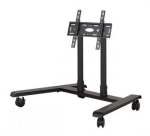 B-TECH AV SYSTEM X - UNIVERSAL LOW LEVEL FLAT SCREEN TROLLEY (VESA 600 X 400) - 0.75M &Oslash;50MM POLES