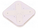 Wireless dimmer | IP20 | Dim: 90x90x12mm | Range: 60m