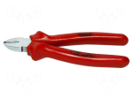 Pliers: insulated | side,cutting,insulated | 195mm