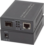 EFB meedia konverter 1x100/1000Mbit RJ45, 1 x Gigabit SFP port