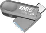 Emtec USB3.2 Type-C topeltm&auml;lupulk D280 128GB