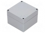 Enclosure: multipurpose | X: 120mm | Y: 120mm | Z: 90mm | ABS | dark grey