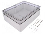 Enclosure: multipurpose | X: 232mm | Y: 302mm | Z: 110mm | TG ABS | ABS