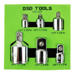 6 TK. PEAADAPTERITE KOMPLEKT 1/4", 3/8", 1/2" ja 3/4" DS1326