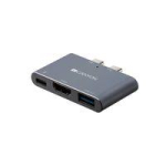 Converter Canyon  Canyon USB-4-in1 HUB USB-C  HDMI/2xUSB/USB-C  60W retail