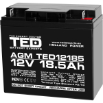 12V 18.5 Ah aku :: AGM : VRLA :: 12 volti, 18.5  ampertundi (Ah) :: Klemmi t&uuml;&uuml;p L