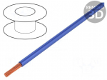 Wire | Silivolt&reg;-1V | stranded | Cu | 1x0,5mm2 | silicone | blue | 1.5kV