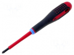 Screwdriver | insulated | Pozidriv&reg; | PZ1 | Blade length: 80mm | 1kVAC