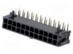 Socket | wire-board | male | Micro-Fit 3.0 | 3mm | PIN: 24 | THT | 5A | 600V