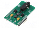 Click board | heart rate sensor | UART | BMD101 | 3.3VDC