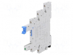 Socket | PIN: 5 | 6A | 250VAC | Mounting: DIN | Leads: screw terminals