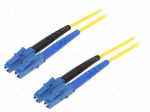 Fiber patch cord | OS2 | both sides,LC/UPC | 2m | LSZH | yellow