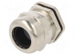 Cable gland | IP68 | Mat: brass | Body plating: nickel