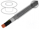 Wire | Pro-Met | 12G1mm2 | tinned copper braid | PVC | transparent