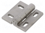 Hinge | Width: 45mm | stainless steel | H: 45mm | adjustable