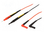 Set of test leads | Inom: 10A | Len: 1.2m | 2x test lead