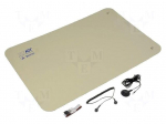 Protective bench kit | ESD | 600x900mm | Thk: 2mm | beige | 1M&Omega;/km