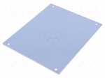Mounting plate | steel | W: 141mm | L: 174mm | Series: EURONORD