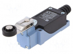 Limit switch | lever R 30mm, plastic roller &Oslash;18mm | NO + NC | 5A