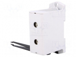 Splice terminal: rail | 35&divide;240mm2 | ways: 1 | terminals: 2 | grey | TS35