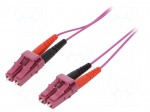 Fiber patch cord | OM4 | LC/UPC,both sides | 10m | 50/125um | LSZH