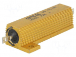 Resistor: wire-wound | with heatsink | screw | 22k&Omega; | 50W | &plusmn;5% | 1.25kV