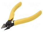 Pliers | side,cutting | ESD | blackened tool | 125mm | with side face