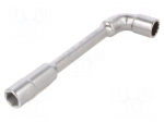 Wrench: socket spanner | L-type | 13mm,HEX 13mm | alloy steel