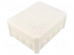 Enclosure: junction box | X: 150mm | Y: 190mm | Z: 77mm | IP66 | white