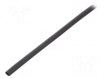 Heat shrink sleeve | glueless | 2: 1 | 3.2mm | black | polyolefine | reel